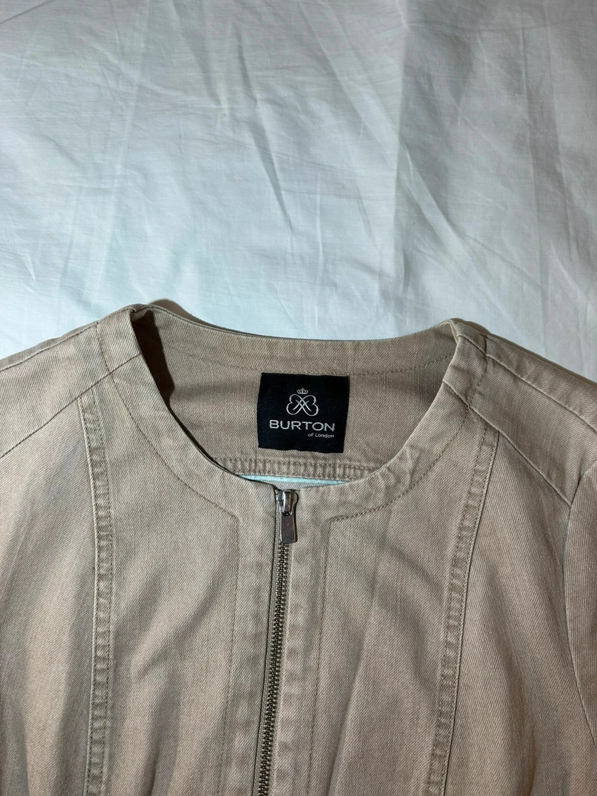 Crème beige spijkervest burton – photo 5